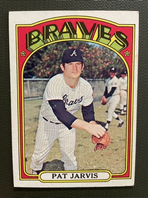 1972 Topps Pat Jarvis Atlanta Braves 675 High Number EBay