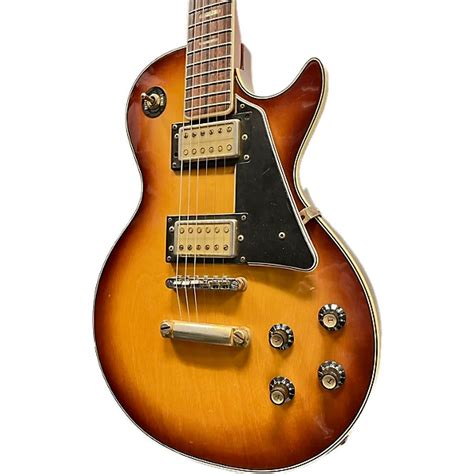 Used Ventura Lp Style Solid Body Electric Guitar Sunburst Guitar Center