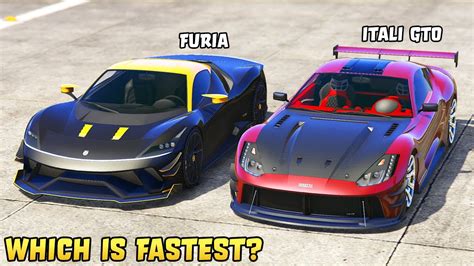 Gta Grotti Furia Vs Itali Gto Which Is Fastest Youtube