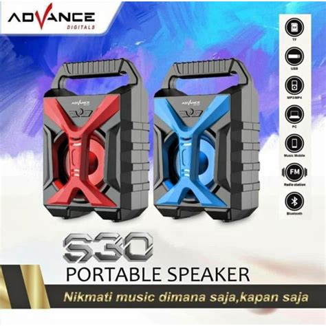 Jual Speaker Advance S30 V2 Warna Speaker Pengeras Suara Portable