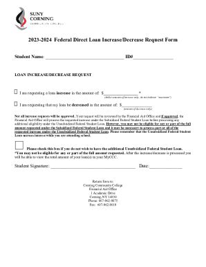 Fillable Online Loan Adjustment Request Form Fax Email Print