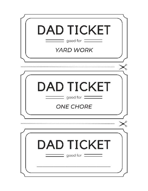 Free Printable Fathers Day Coupons Best DIY Gift Ideas