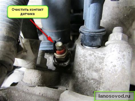 Датчик указателя температуры двигателя Ланос и Шанс