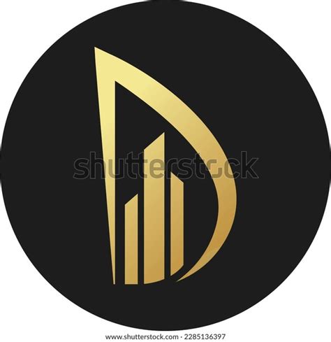 Dubai Logo Real Estate Luxury Building Stock Vector Royalty Free