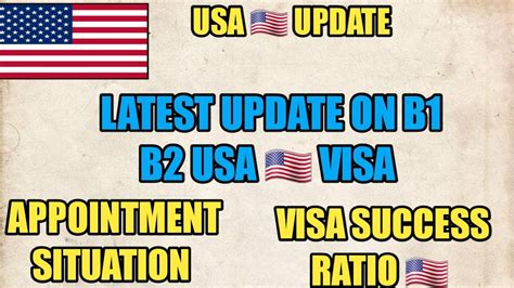 Latest Update B1 B2 Usa Visa How To Book Appointment For Usa B1 B2 Visa Success Ratio Usavisa