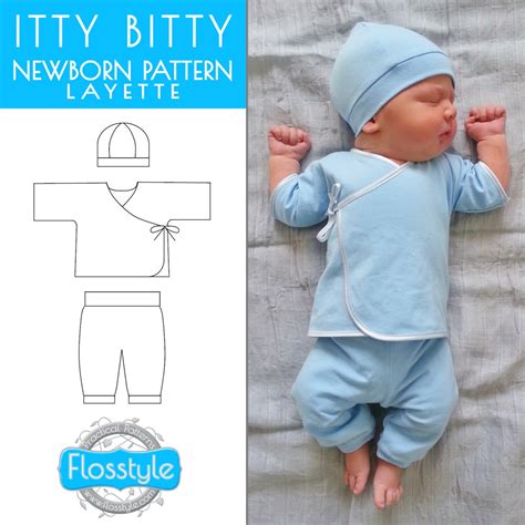 Itty Bitty Newborn And Premature Prem Baby Sewing Outfits Micro Etsy