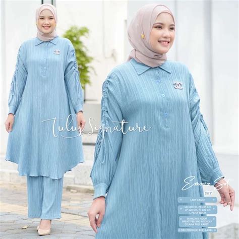 Jual EMRIZ ONE SET BY TULUS SIGNATURE LD 110 XXL BAJU SETELAN WANITA