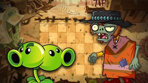 Can I Beat Plants Vs Zombies 2 WITH ONLY Plants From PVZ 1 Wild West