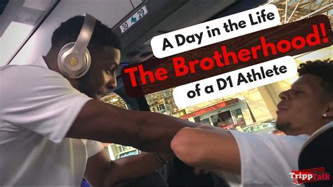 A Day In The Life Of A D1 Athlete The Brotherhood Youtube