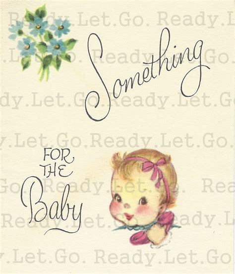 Baby Girl Small T Card Digital Image Printable Download Etsy