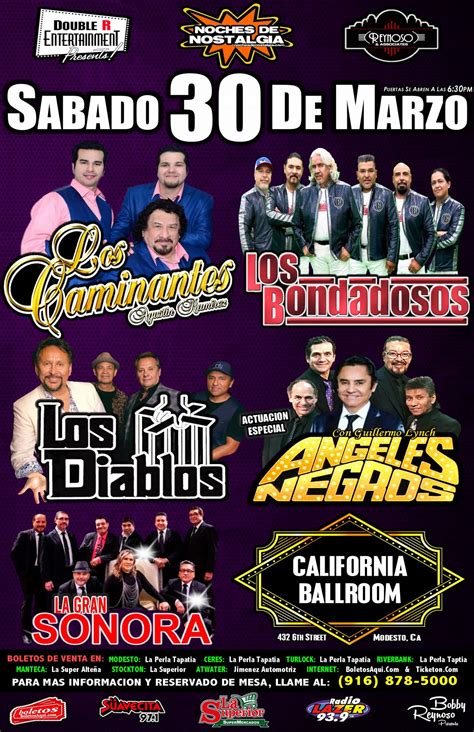 Los Caminantes, Los Bondadosos, Los Diablos, La Gran Sonora y la