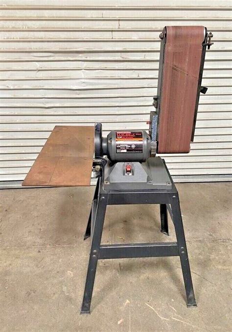 Craftsman 351225950 6 X 48 Belt 9 Disc Grinder Sander 1 12 Hp Wit