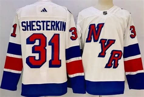 New York Rangers 31 Igor Shesterkin 2024 Stadium Series White Jersey