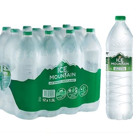 F N ICE MOUNTAIN Mineral Water 12 X 1 5 Litre Air Minuman Shopee Malaysia