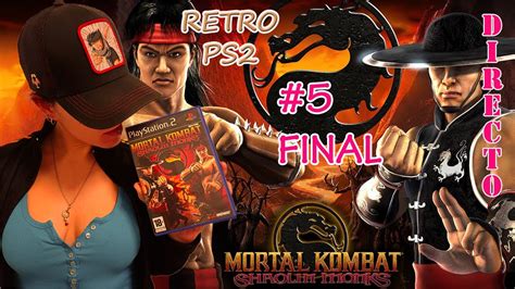 Directo Retro Mortal Kombat Shaolin Monks Ps2 Parte 5 Final Con La Jefa De La Sala De