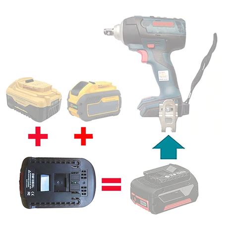 Dawupine Dm Bsl Battery Converter Adapter For Milwakee V M And For