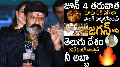 Balakrishna Suggestion To Former CM YS Jagan After Results With His