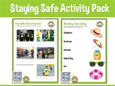 Staying Safe Activity Pack Teaching Resources