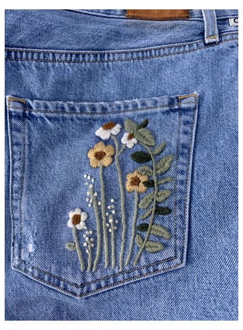 Jeans Back Pocket Embroidery Designs Angela