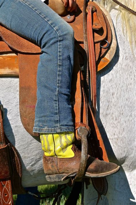 Cowboy Boot On A Fence Post Stock Photo Image Of Sunrise Boot 59169342