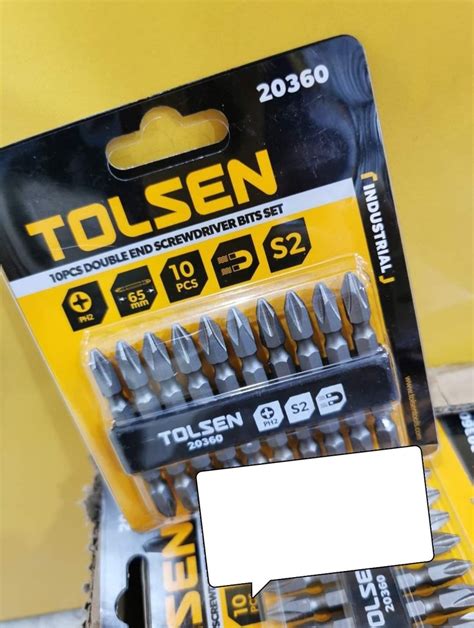 BỘ 10 Tua VÍt 2 ĐẦu CỘng Ph2 65mm Tolsen 20360 HÀng ChÍnh HÃng