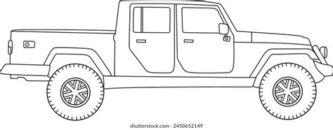 17 Safari Jeep Coloring Page Images Stock Photos 3d Objects