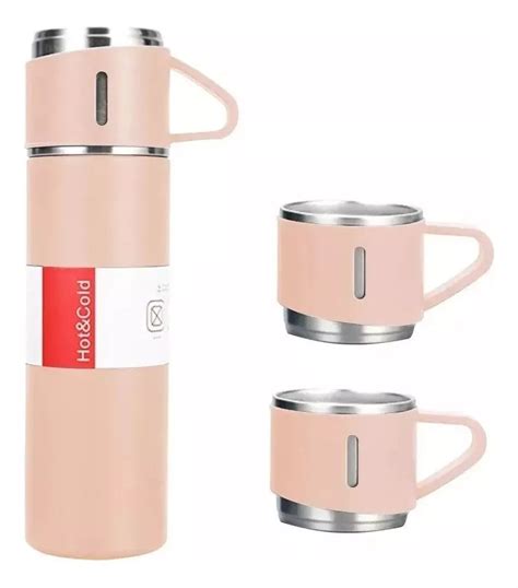 Ripley Set Termos Para Agua Caliente Termo Cafe Tazas Ml Beige