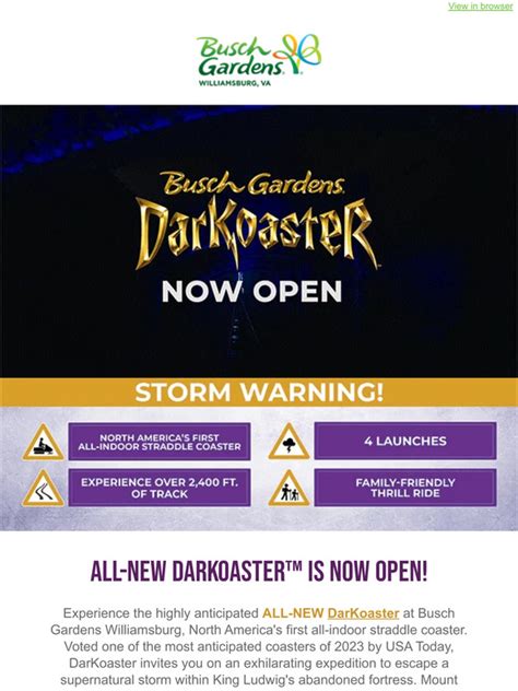 Busch Gardens Darkoaster Is Now Open Milled