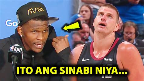 Sinabi Ito Ni Anthony Edwards Matapos Nila Pauwiin Sila Jokic At