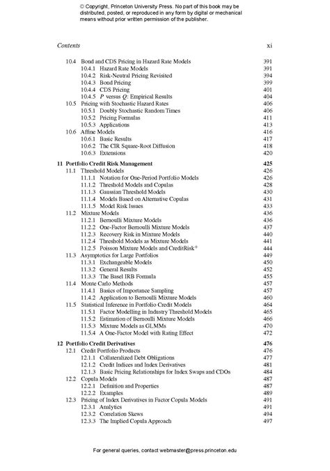 Quantitative Risk Management Princeton University Press