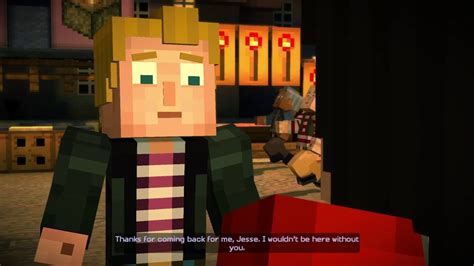 Minecraft Story Mode Episode 1 Lukas X Jesse Romantic Cute Scenes