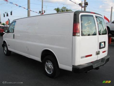 Summit White 1999 Chevrolet Express 3500 Extended Cargo Exterior Photo