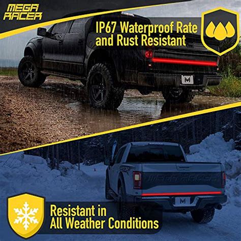 Mega Racer Triple Row Inch Led Tailgate Light Bar For Trucks