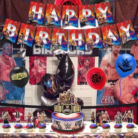 Wwe Theme Party For Sale Picclick Uk