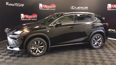 2020 Lexus Nx 300 F Sport Series 1 Obsidian Black Review Lexus Of Edmonton New Youtube