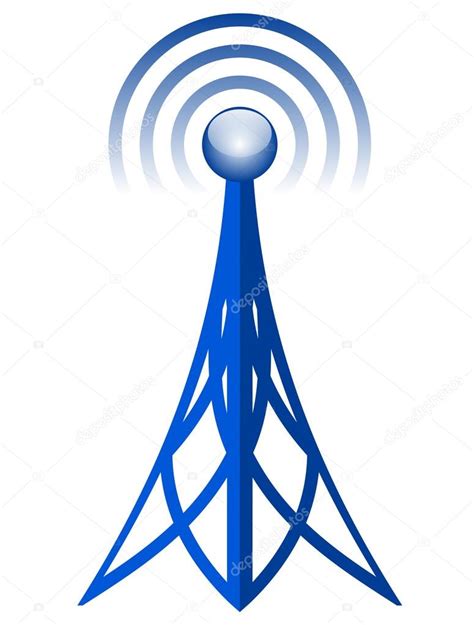 Vector Antenna Icon — Stock Vector © Yuliaglam 18779661