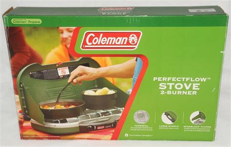 Coleman Perfectflow Burner Propane Camp Stove Btu New In