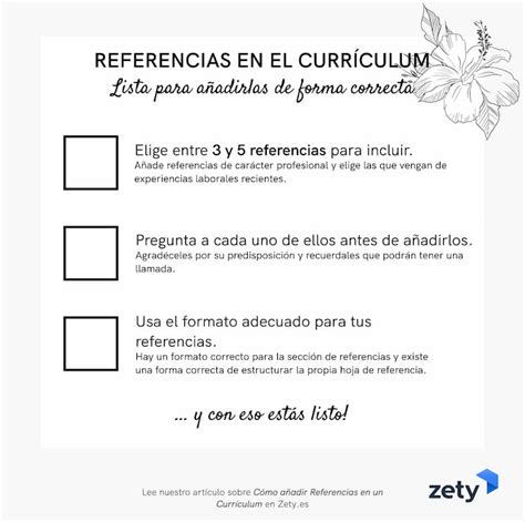 C Mo Poner Referencias En Tu Curriculum Vitae Ejemplos