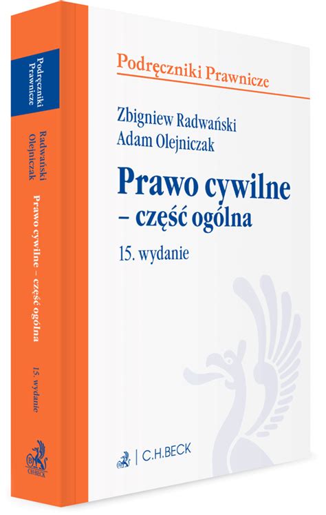 Prawo cywilne część ogólna Wydanie 15 2019 Adam Olejniczak