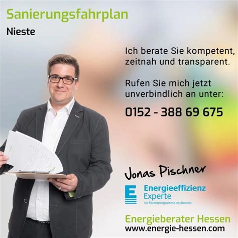 Sanierungsfahrplan für Nieste EE Experten GmbH