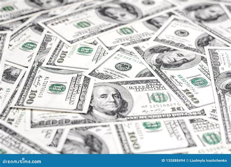 One Hundred Dollar Bills Money Paper Texture Stock Photo Image Of