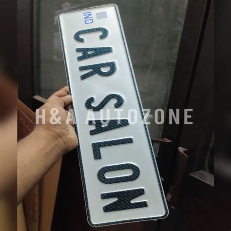 Embossed Number Plates For Bikes