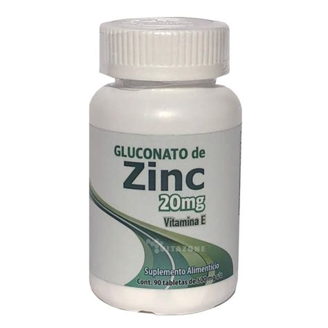 Gluconato De Zinc Tabletas Mg Dos Mundos