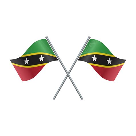 Saint Kitts Flag Saint Kitts Flag Country Png And Vector With