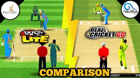 REAL CRICKET GO VS WCC LITE FULL COMPARISON Who Is Best RC GO VS