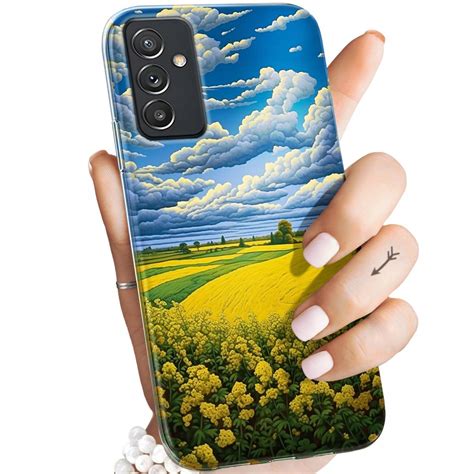 Etui Do Samsung Galaxy A82 5G Wzory Chmury Niebo Błękit Obudowa