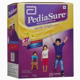 Buy Pediasure Vanilla Delight Flavour Refill Powder 750 gm Online at ...