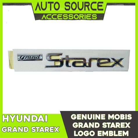 Genuine Grand Starex Logo Emblem Mobis Korea Lazada Ph