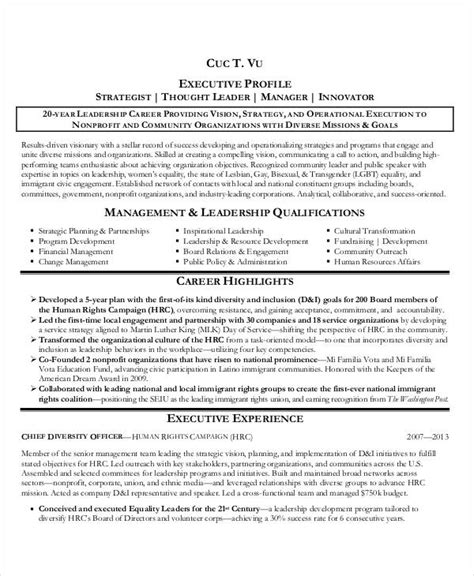 Free Executive Resume Templates