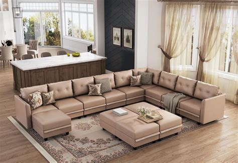 Amazon LLappuil Oversized Modular Sofa Sectional With Storage Seat